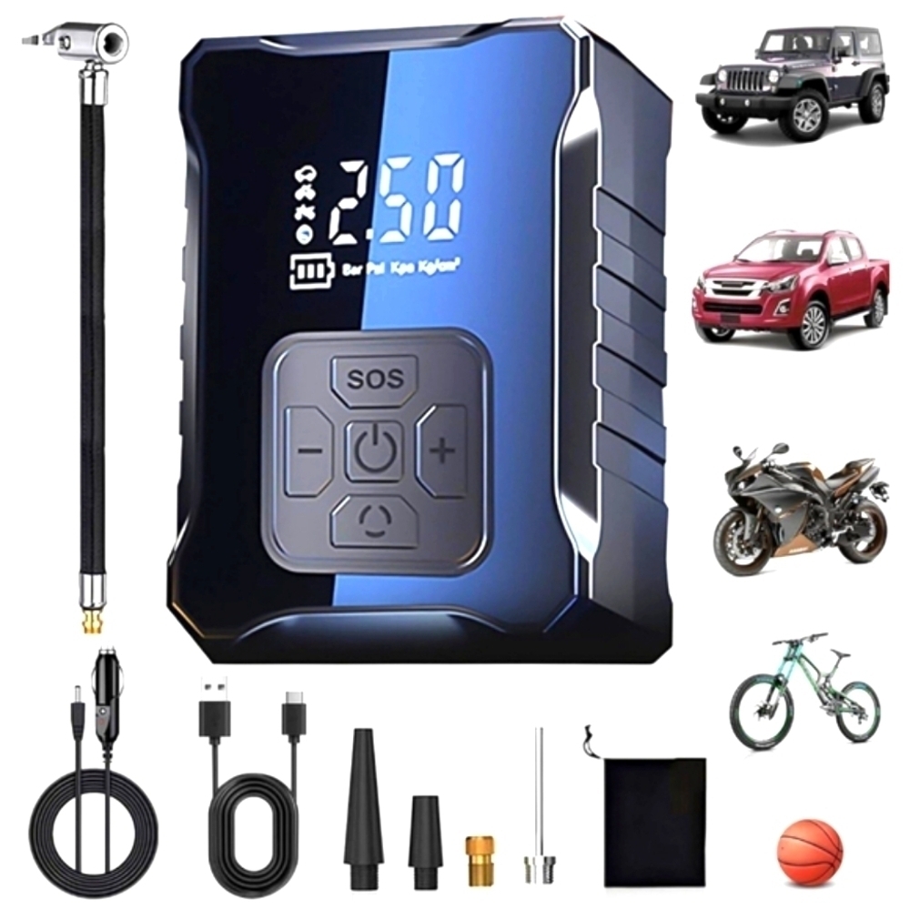 Tire Inflator Portable Air Compressor,150PSI Portable Air Compressor